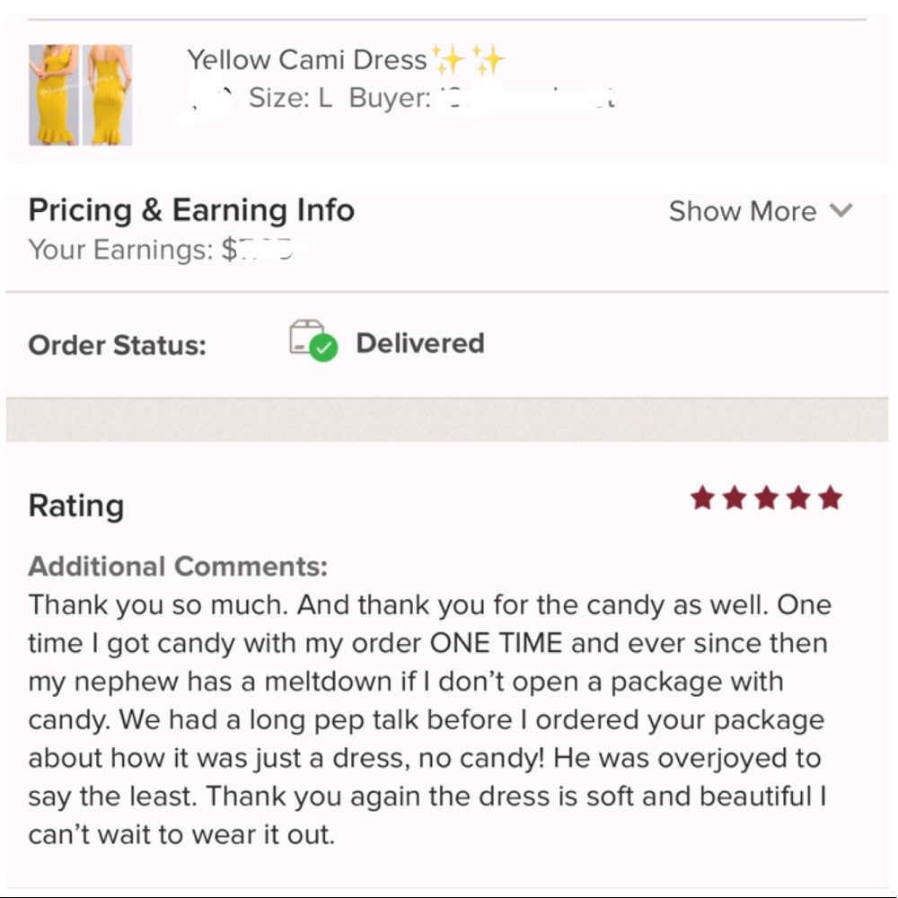 Yellow Cami Dress✨✨ - Picture 4 of 6